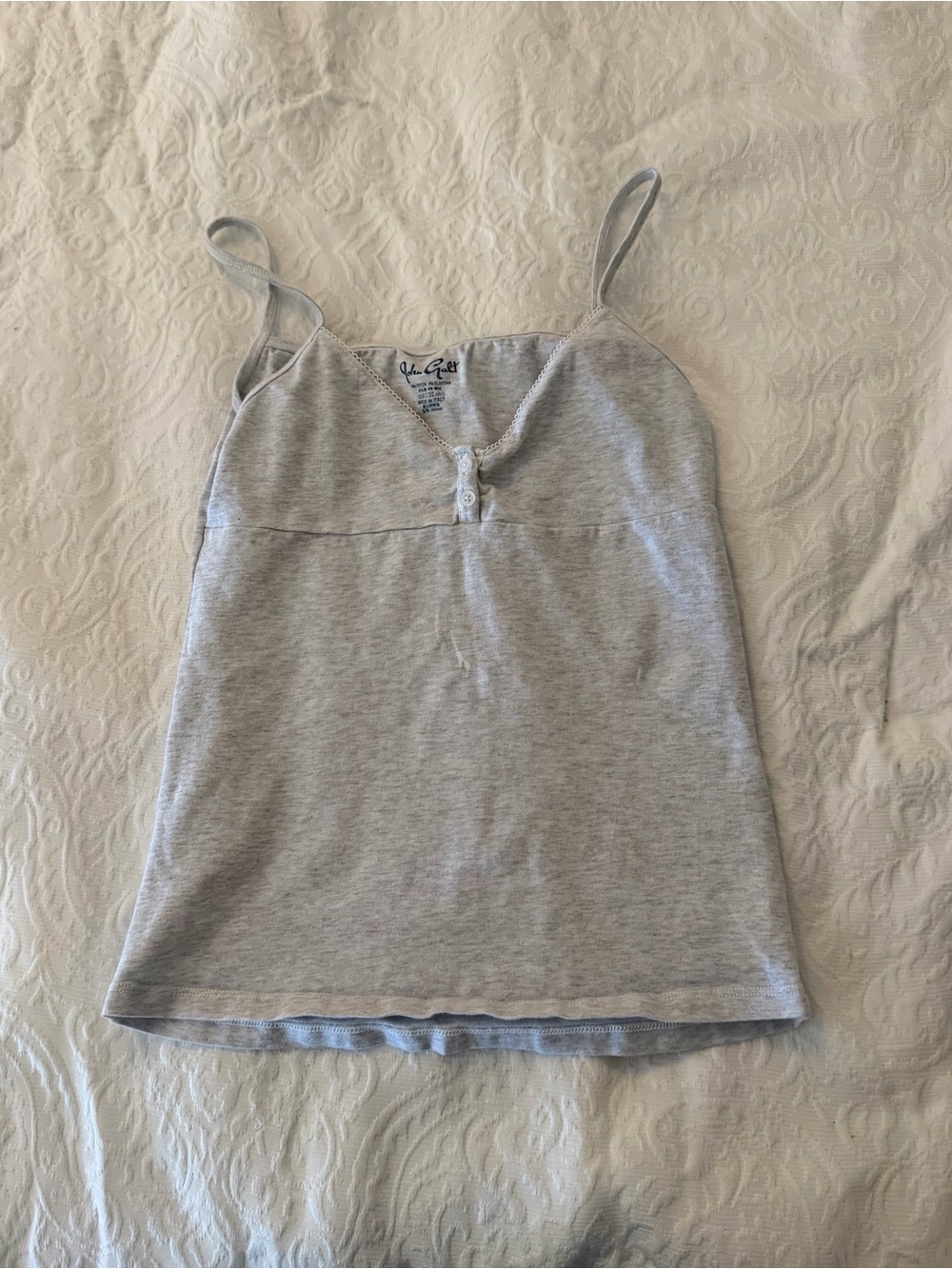 Brandy Melville Heather Gray Ribbed Cami Tank